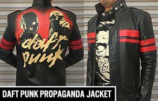 Daft Punk Propaganda Leather Jacket